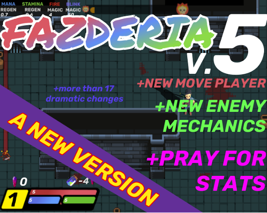 NEW FAZDERIA V4.0 - DIFFICULT RPG (GODOT GAME) [PC ONLY] Image