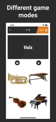 Quiz: Musical Instruments screenshot