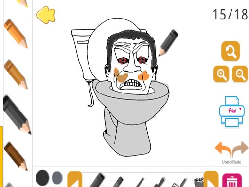 Games like Skibidi  Coloring