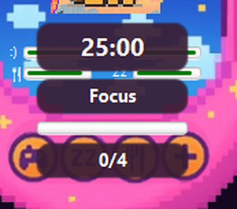 Tamagotchi + Pomodoro для Windows screenshot