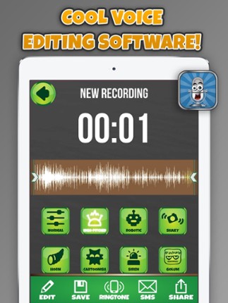 Voice Changer Booth – Sound Recorder Effects and Speech Modifier App Free screenshot