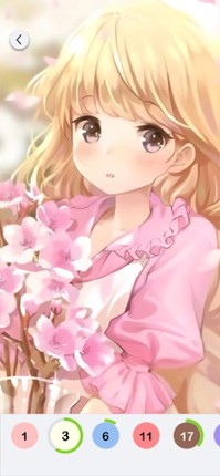 Anime Paint - Color By Number screenshot