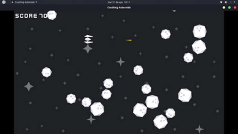 Crashing Asteroids Image