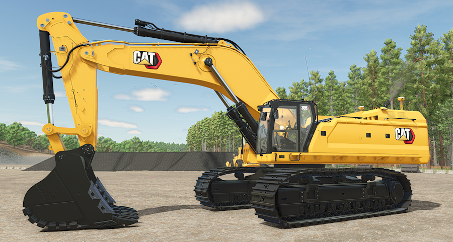 Games like FS25_Cat395_Excavator
