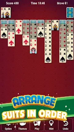 Spider Solitaire screenshot
