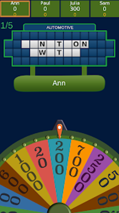 Word Fortune Wheel of Phrases screenshot