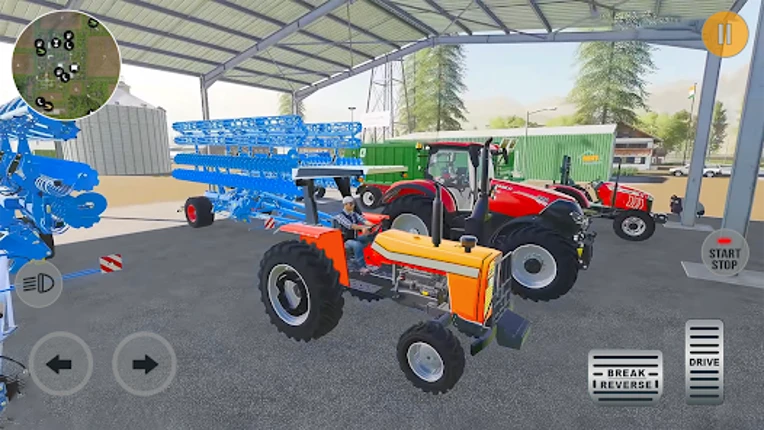 Village Farm Tractor Driving screenshot