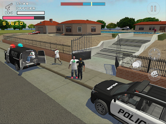 Police Cop Simulator. Gang War Image