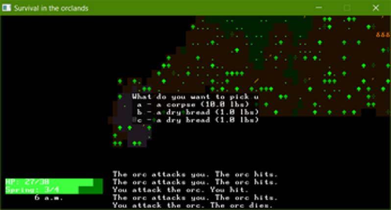 Survival in the Orclands screenshot