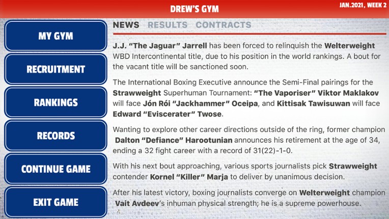 LEATHER®: Tactical Boxing Management screenshot