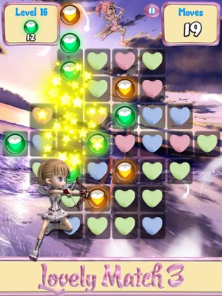 Love Girl Story - Match candy hearts for a splash of sugar Image