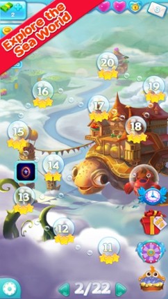 Marine Adventure -- Collect and Match 3 Fish Puzzle Game for TANGO screenshot