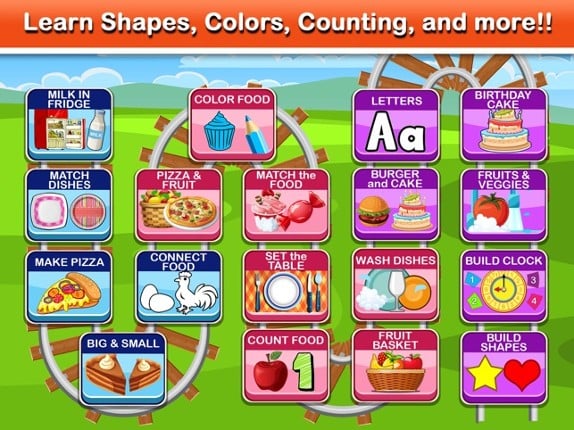 Preschool Zoo Educational Learning &amp; Puzzle Games for Kids! screenshot