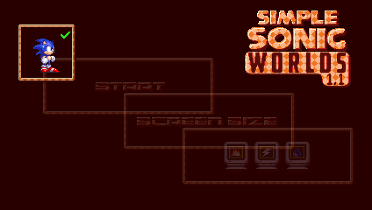 Simple Sonic Worlds v1.1 screenshot