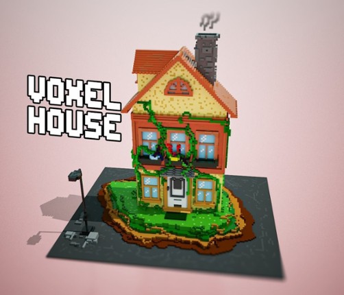 3D voxel toy house Image