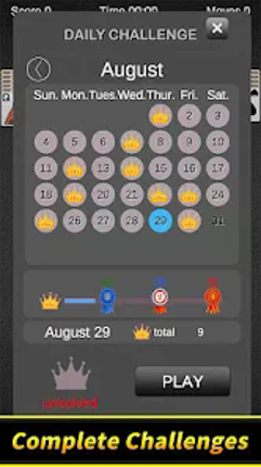 Spider Solitaire screenshot
