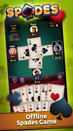 Spades - Offline Card Games screenshot