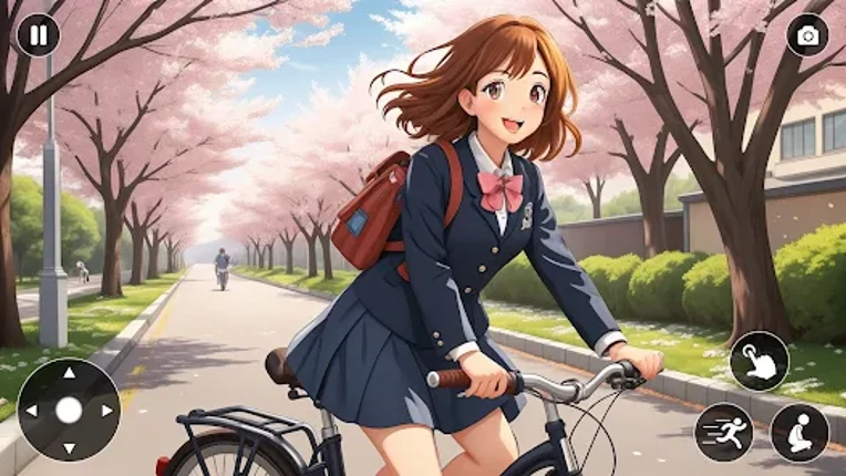 Anime Girl High School Love Image