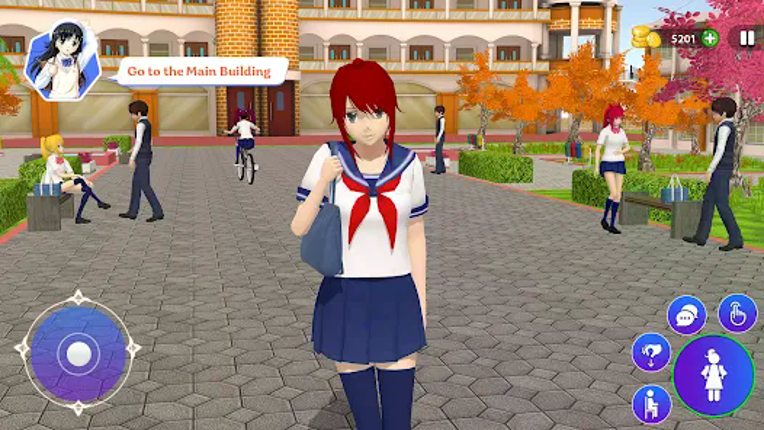 High School Love Sim Life Game Image