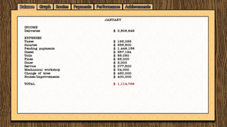 ARGENTRUCK MANAGER screenshot