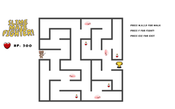 Slime Maze Fighter! (C++) Image