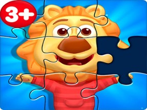 Puzzle Kids - Animals Shapes and Jigsaw Puzzles Image