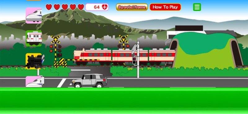 Railroad Crossing Train Image