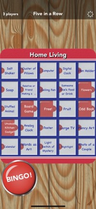 Scavenger Bingo screenshot