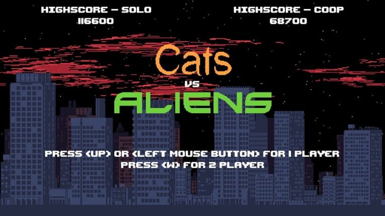 Cats vs Aliens Game Cover