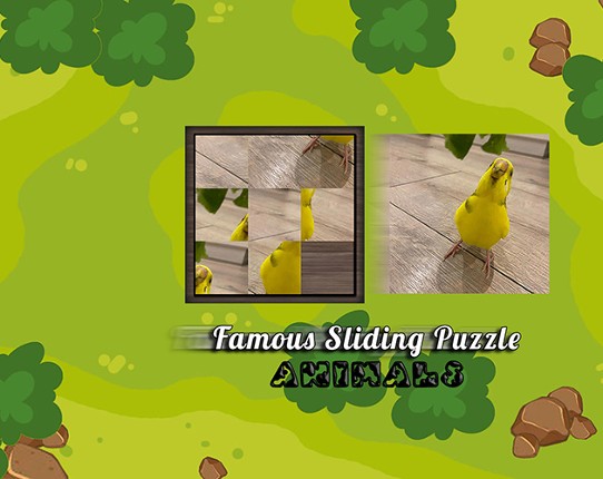 Famous Sliding Puzzle: Animals Image