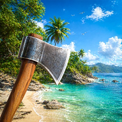 Woodcraft Island Survival Game Image
