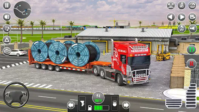 Euro Truck Game Transport Game screenshot
