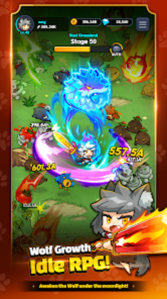 Go Go Wolf! - Idle RPG screenshot