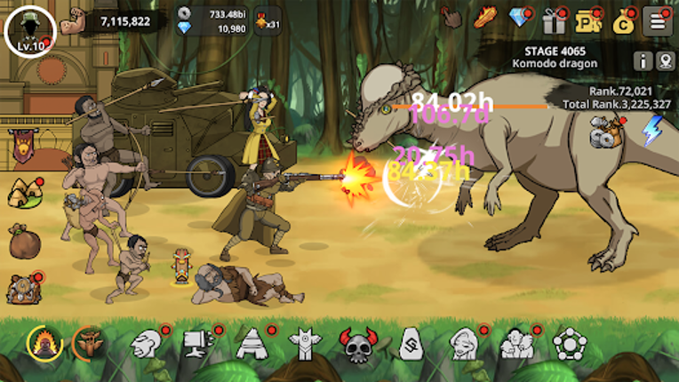 Primitive Brothers: Idle Game screenshot