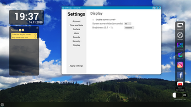 PavlOS screenshot