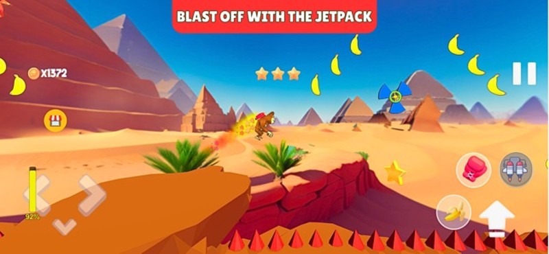 Super Monkey Run kong gorilla screenshot