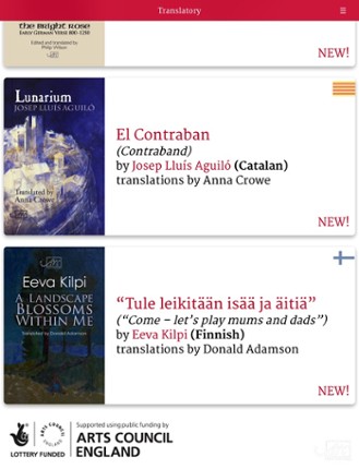 Translatory – translate poetry for fun! screenshot