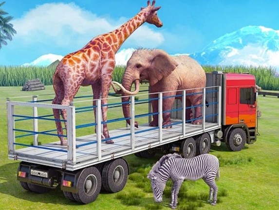 Truck Driving Animal Transport Game Cover