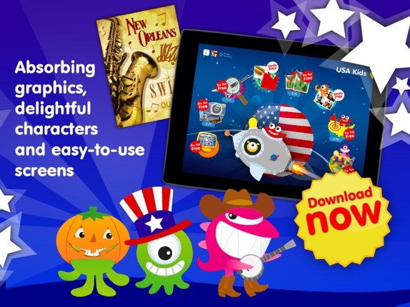 USA for Kids - Games &amp; Fun with the U.S. Geography screenshot