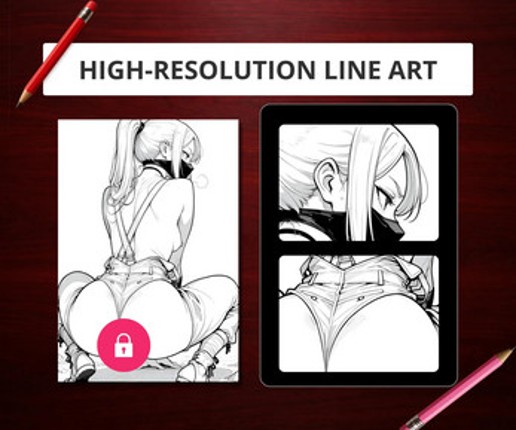 Adult Coloring Book Vol. 4 screenshot