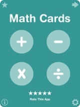 Big Math Flash Cards School Image