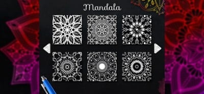 Colouring Book &amp; Mandala Image