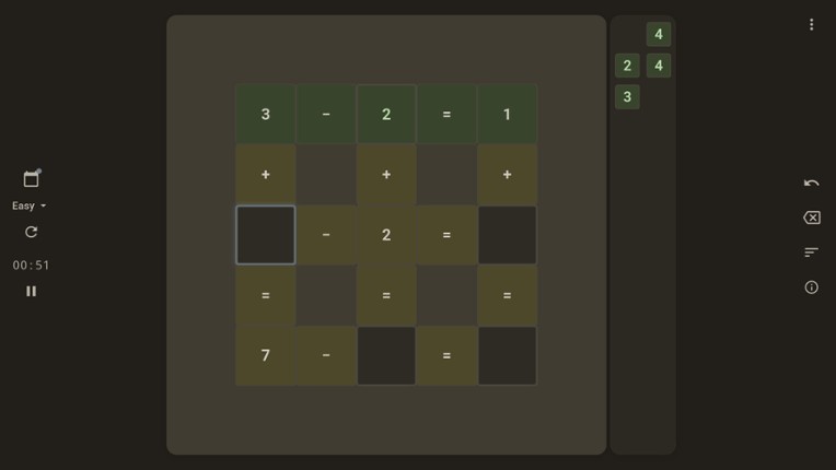 Cross Math - Logic Number Puzzle screenshot