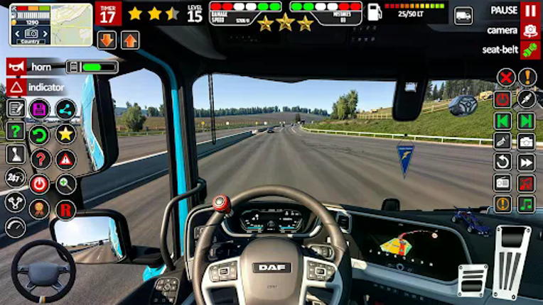 Euro Truck Game Transport Game screenshot