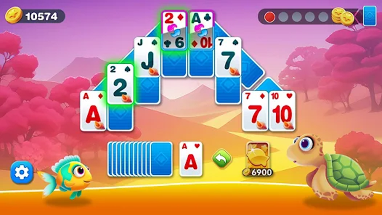 Solitaire Tripeaks Game screenshot