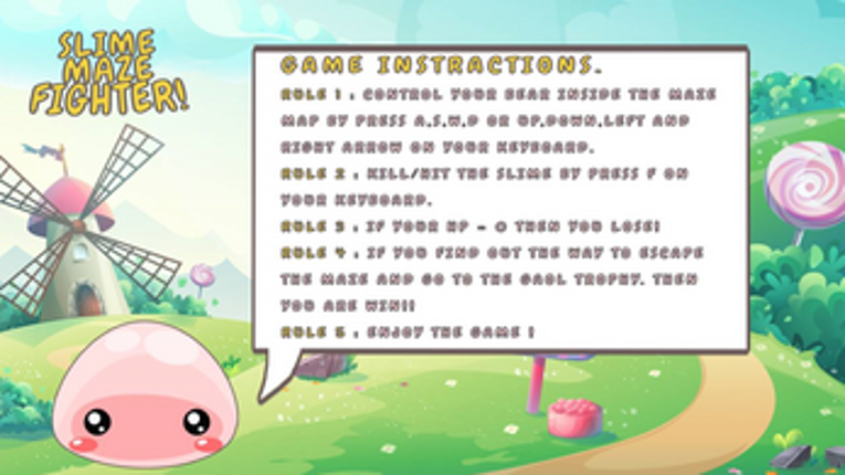 Slime Maze Fighter! (C++) screenshot