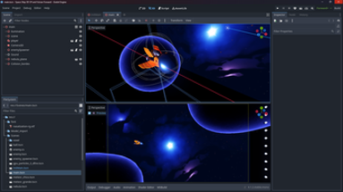 SpaceShip 3D Godot Engine C# and Vulcan Image