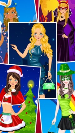Holiday Dress Up Games - Christmas, Halloween, Easter, New Year and St. Patrick's Day screenshot