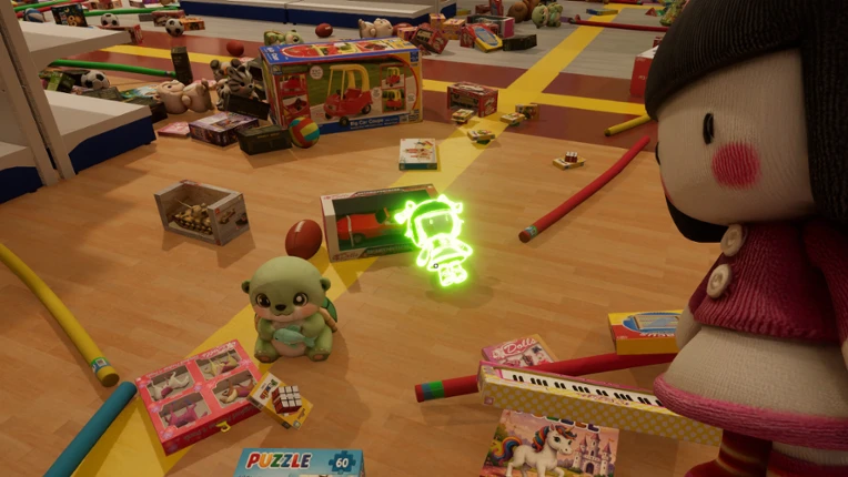 Mess in the Toy Shop Image