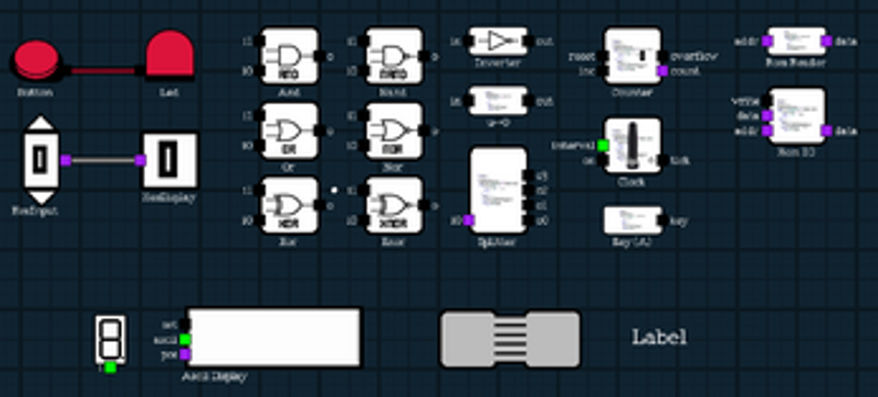 Micro - the Digital System Simulator screenshot
